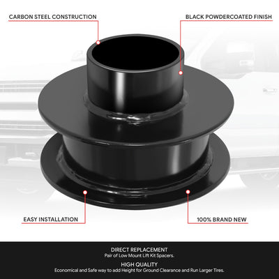 2.5 in. Front Coil Spring Lift Leveling Spacer Kit <br> 11-24 Ford F-250 F-350 F-450 Super Duty