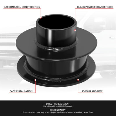 2.5 in. Front Coil Spring Lift Leveling Spacer Kit <br> 11-24 Ford F-250 F-350 F-450 Super Duty