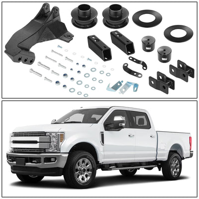 2.5 in. Front Coil Spring Lift Leveling Spacer Kit <br> 11-24 Ford F-250 F-350 F-450 Super Duty