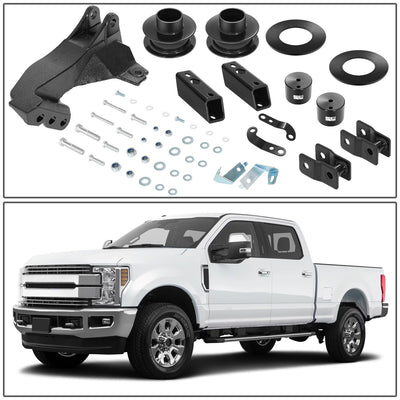 2.5 in. Front Coil Spring Lift Leveling Spacer Kit <br> 11-24 Ford F-250 F-350 F-450 Super Duty