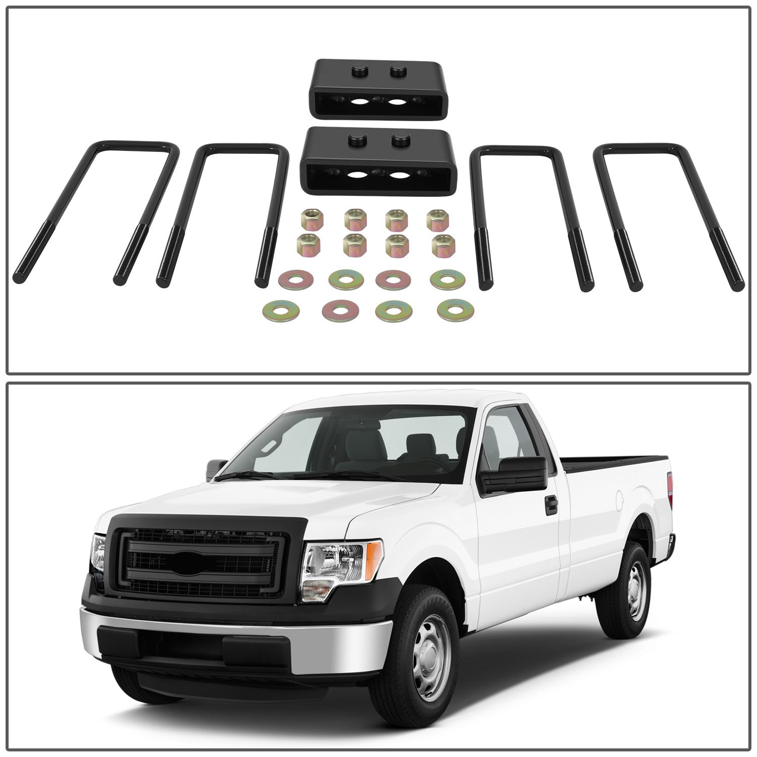 Rear Suspension Lift Kit 1.5 in. fits 0417 Ford F150 CA Auto Parts
