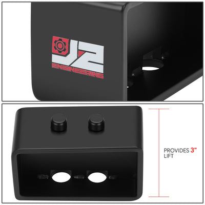 3 in. Rear Lift Blocks Leveling Kit (left & right) <br> 04-17 Ford F-150