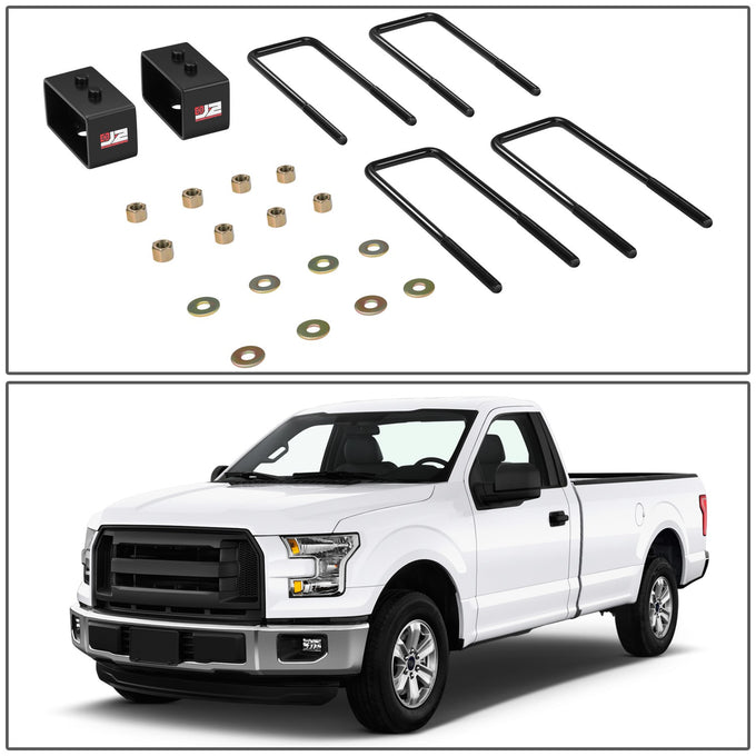 3 in. Rear Lift Blocks Leveling Kit (left & right) <br> 04-17 Ford F-150