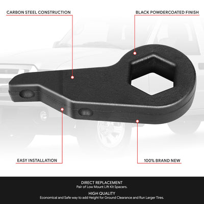2pc 1-3 in. Front Adjustable Torsion Key <br> 98-11 Ford Ranger