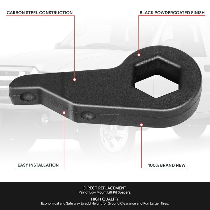 2pc 1-3 in. Front Adjustable Torsion Key <br> 98-11 Ford Ranger