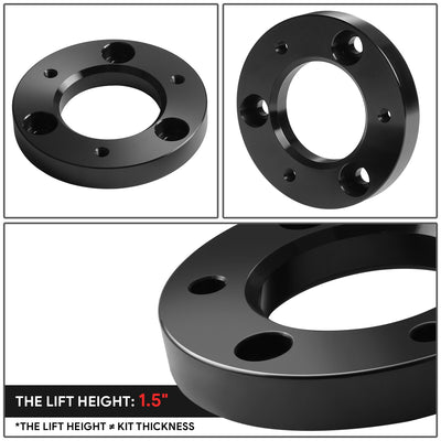 2pc 1.5in. Front Strut Top Mount Lift Spacers Kit <br> 04-24 Nissan Titan, Armada