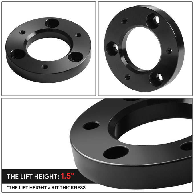 2pc 1.5in. Front Strut Top Mount Lift Spacers Kit <br> 04-24 Nissan Titan, Armada