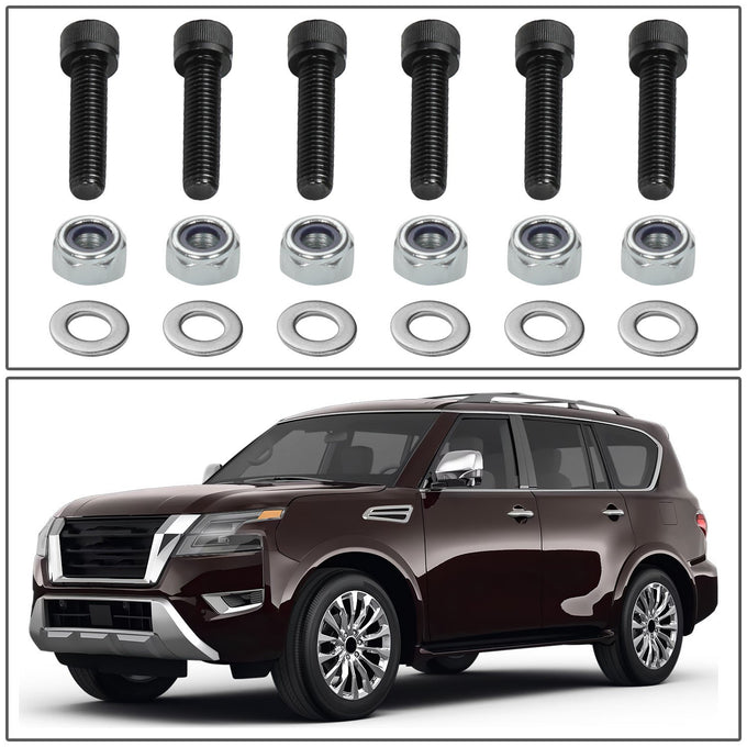 2pc 1.5in. Front Strut Top Mount Lift Spacers Kit <br> 04-24 Nissan Titan, Armada
