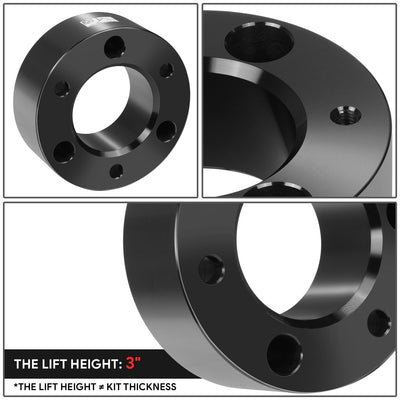 2pc 3.5in. Front Strut Top Mount Lift Spacers Kit <br> 04-24 Nissan Titan, Armada