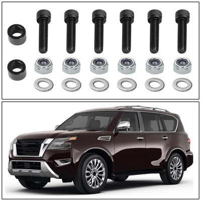 2pc 3.5in. Front Strut Top Mount Lift Spacers Kit <br> 04-24 Nissan Titan, Armada