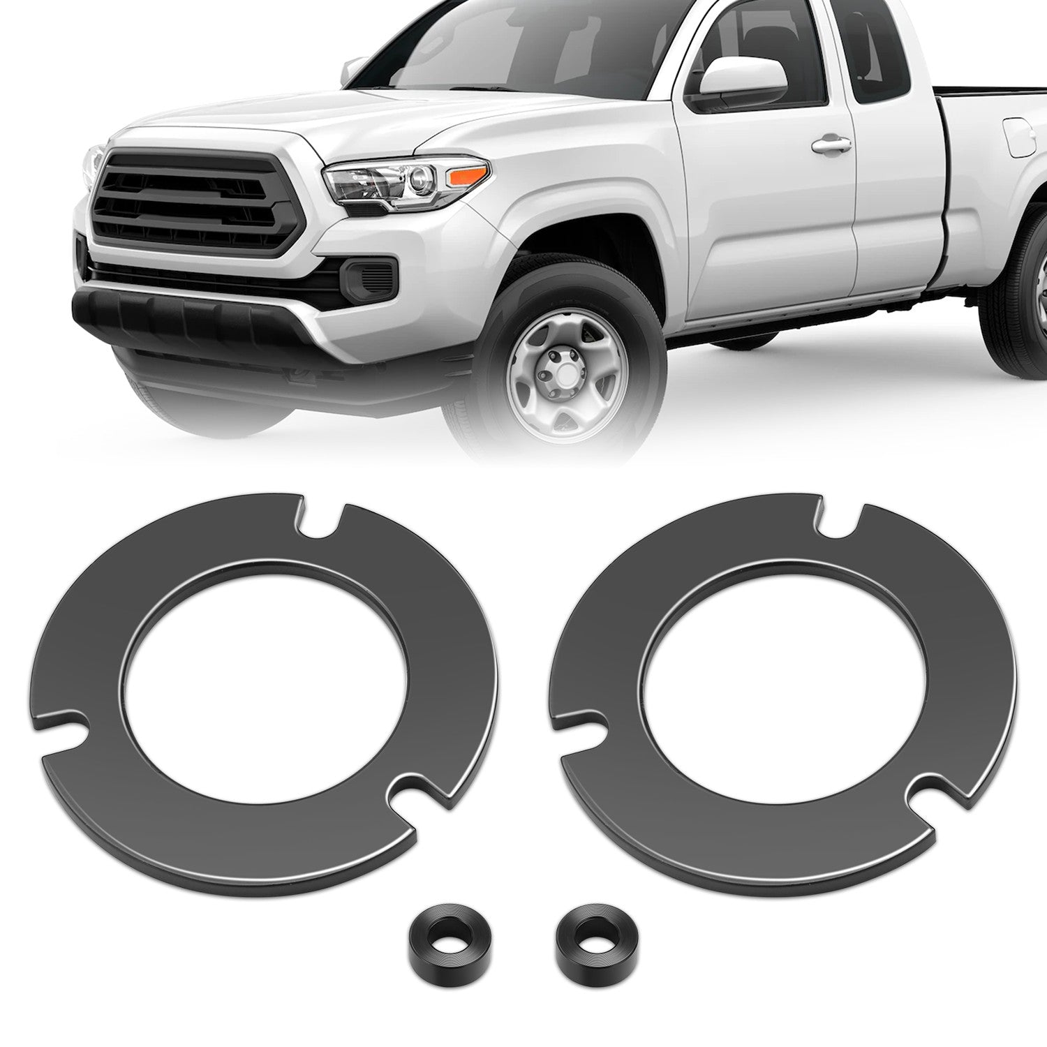 0.5 inch Lift Strut Top Mount Lift Spacers<br>10-17 Lexus GX460, 03-23 Toyota 4R FJ Cruiser Tacoma