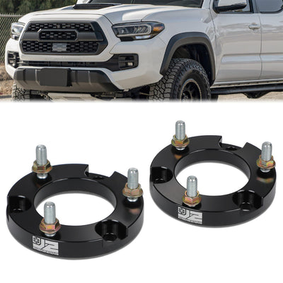 2pc 1.5in. Front Strut Top Mount Lift Spacers Kit <br> 03-23 Toyota Tacoma, FJ Cruiser, 10-17 Lexus GX460