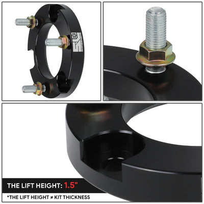 2pc 1.5in. Front Strut Top Mount Lift Spacers Kit <br> 03-23 Toyota Tacoma, FJ Cruiser, 10-17 Lexus GX460