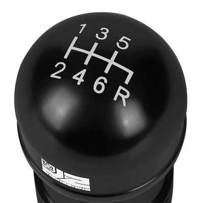 40mm W X 70mm H 6-Speed Teardrop Shape Aluminum Shift Knob Universal