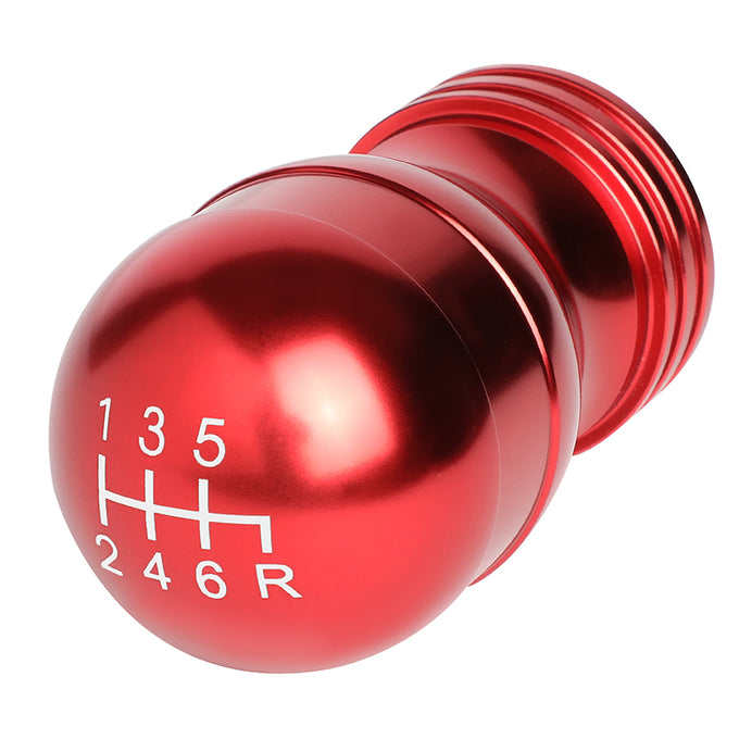 40mm W X 70mm H 6-Speed Teardrop Shape Aluminum Shift Knob Universal