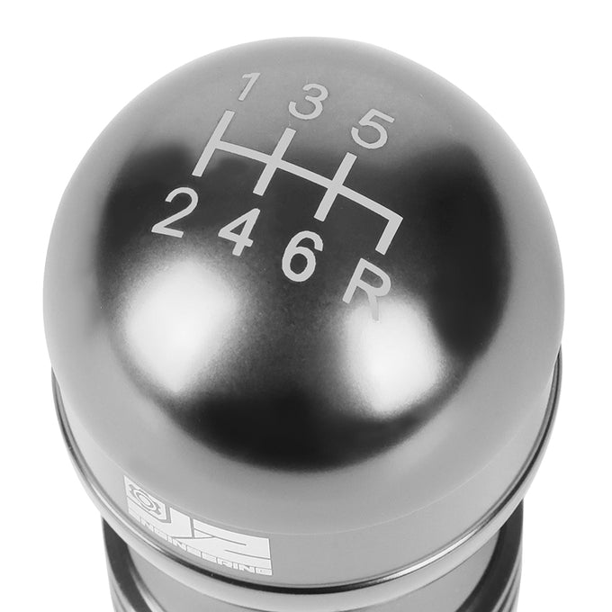 40mm W X 70mm H 6-Speed Teardrop Shape Aluminum Shift Knob Universal