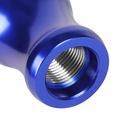 40mm W X 67mm H 6-Speed Flat Top Teardrop Aluminum Shift Knob Universal