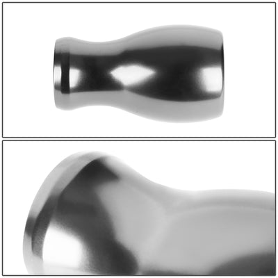 40mm W X 67mm H 6-Speed Flat Top Teardrop Aluminum Shift Knob Universal