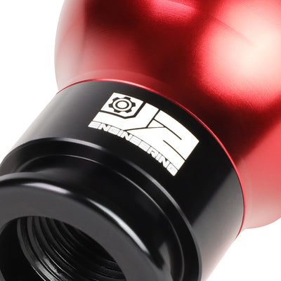 54mm W X 69mm H 6-Speed Teardrop Shape Aluminum Shift Knob Universal