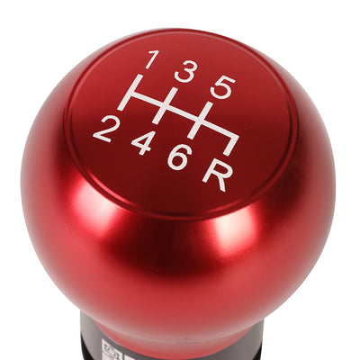 54mm W X 69mm H 6-Speed Teardrop Shape Aluminum Shift Knob Universal
