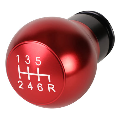 54mm W X 69mm H 6-Speed Teardrop Shape Aluminum Shift Knob Universal