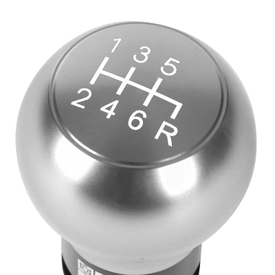 54mm W X 69mm H 6-Speed Teardrop Shape Aluminum Shift Knob Universal