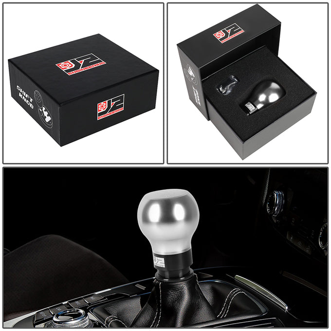 54mm W X 69mm H 6-Speed Teardrop Shape Aluminum Shift Knob Universal
