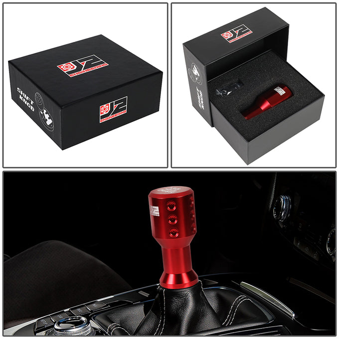 40mm W X 85mm H 6-Speed Goblet Style Aluminum Shift Knob Universal