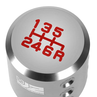 40mm W X 85mm H 6-Speed Goblet Style Aluminum Shift Knob Universal