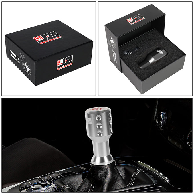 40mm W X 85mm H 6-Speed Goblet Style Aluminum Shift Knob Universal