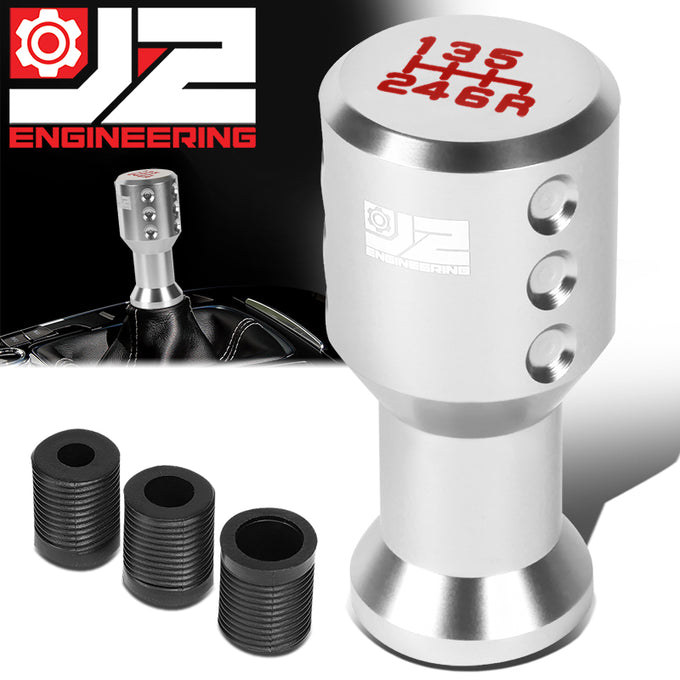 40mm W X 85mm H 6-Speed Goblet Style Aluminum Shift Knob Universal