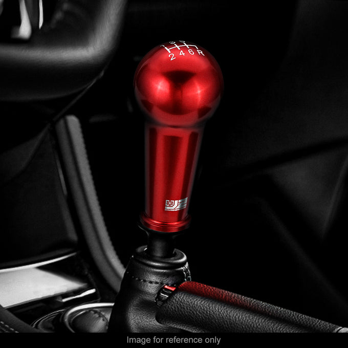 46mm X 105mm 6-Speed Ball Teardrop Style Shift Knob Universal