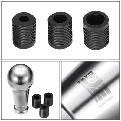 46mm X 105mm 6-Speed Ball Teardrop Style Shift Knob Universal