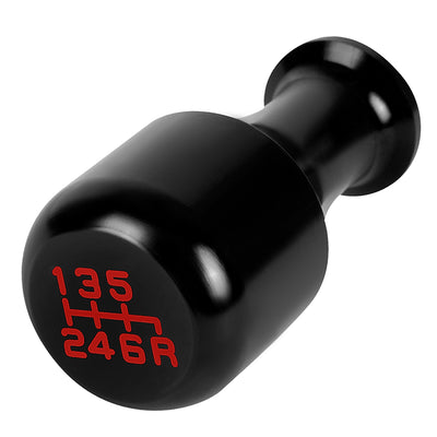 40mm W X 80mm H 6-Speed Cylindrical Wine Cup Aluminum Shift Knob Universal