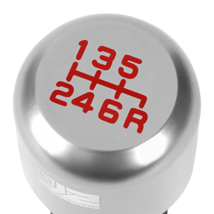 40mm W X 80mm H 6-Speed Cylindrical Wine Cup Aluminum Shift Knob Universal