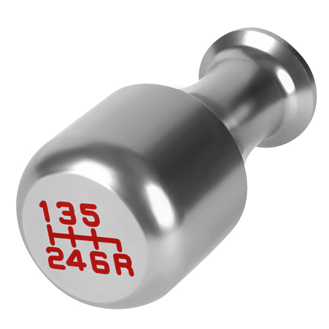 40mm W X 80mm H 6-Speed Cylindrical Wine Cup Aluminum Shift Knob Universal