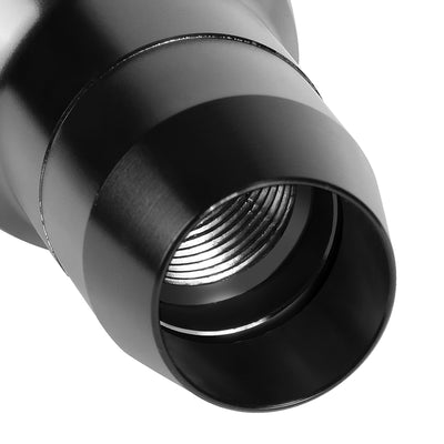 39mm W X 95mm H 6-Speed Barrel Type Cylindrical Shape Aluminum Shift Knob Universal