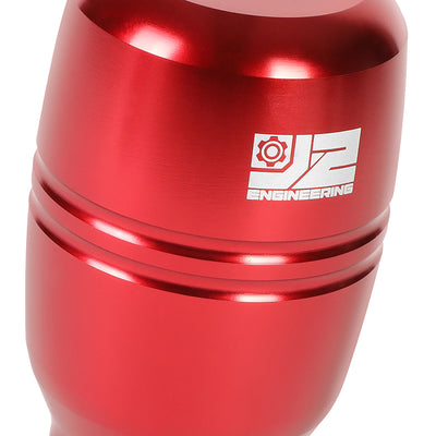39mm W X 95mm H 6-Speed Barrel Type Cylindrical Shape Aluminum Shift Knob Universal