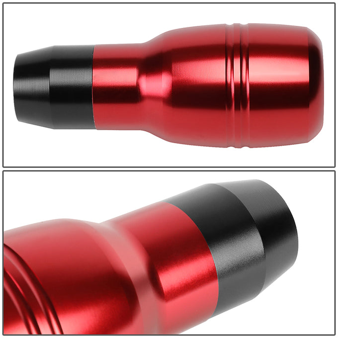 39mm W X 95mm H 6-Speed Barrel Type Cylindrical Shape Aluminum Shift Knob Universal