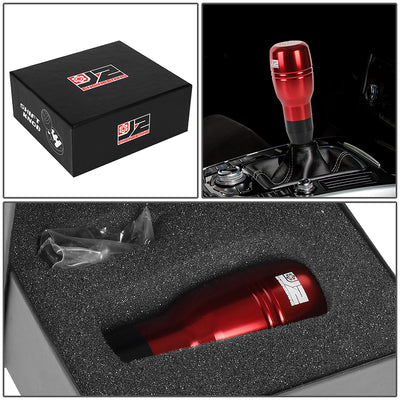 39mm W X 95mm H 6-Speed Barrel Type Cylindrical Shape Aluminum Shift Knob Universal