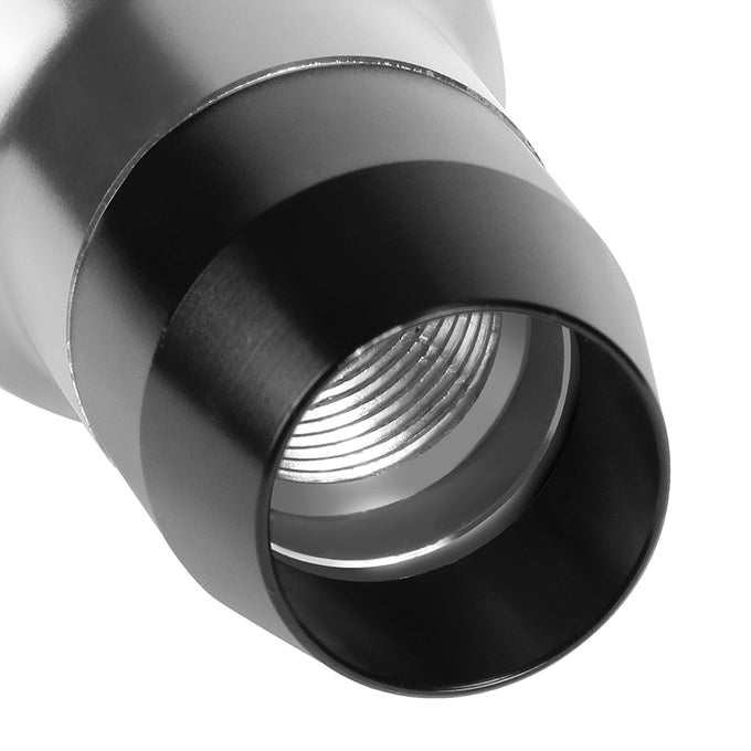 39mm W X 95mm H 6-Speed Barrel Type Cylindrical Shape Aluminum Shift Knob Universal
