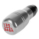 39mm W X 95mm H 6-Speed Barrel Type Cylindrical Shape Aluminum Shift Knob Universal