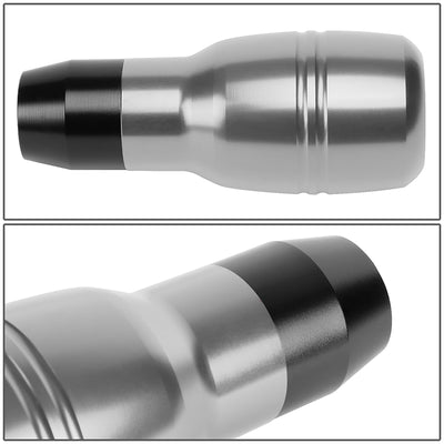 39mm W X 95mm H 6-Speed Barrel Type Cylindrical Shape Aluminum Shift Knob Universal