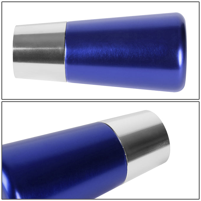 82mm H 6-Speed Tapered Cylindrical Shape Aluminum Shift Knob Universal