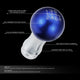 48mm X 98mm 6-Speed Ball Teardrop Style Shift Knob Universal