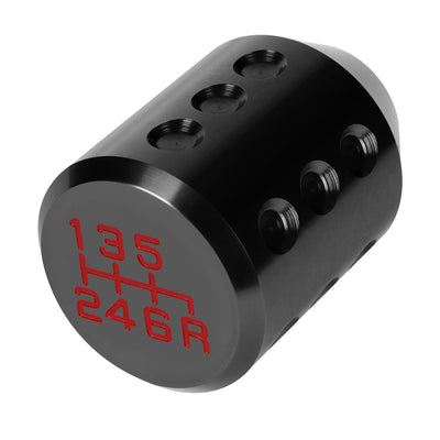 40mm W X 55mm H Cylindrical Design Aluminum Shift Knob Universal