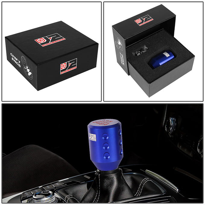 40mm W X 55mm H Cylindrical Design Aluminum Shift Knob Universal