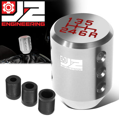 40mm W X 55mm H Cylindrical Design Aluminum Shift Knob Universal