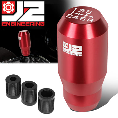 40mm W X 55mm H Cylindrical Design Aluminum Shift Knob Universal