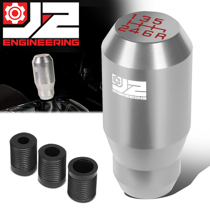 40mm W X 55mm H Cylindrical Design Aluminum Shift Knob Universal